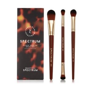 Spectrum 3 Piece Make-Up Brush Set NIB